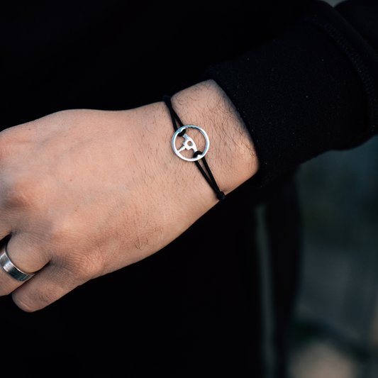 Steering Wheel Silver Bracelet