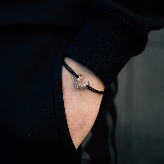 Double Piston Silver Bracelet